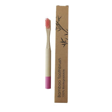 Load image into Gallery viewer, Kids Biodegradable Colourful Natural Bamboo Wood Soft Bristles freeshipping - Tyche Ace
