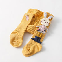 Load image into Gallery viewer, Kids Girls Cotton Knitted Cute Doll Cartoon Tights freeshipping - Tyche Ace
