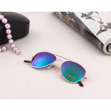 Load image into Gallery viewer, Kids Unisex Colourful Metal Frame Sunglasses freeshipping - Tyche Ace
