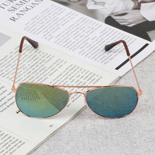 Load image into Gallery viewer, Kids Unisex Colourful Metal Frame Sunglasses freeshipping - Tyche Ace
