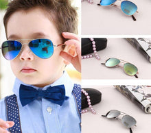 Load image into Gallery viewer, Kids Unisex Colourful Metal Frame Sunglasses freeshipping - Tyche Ace
