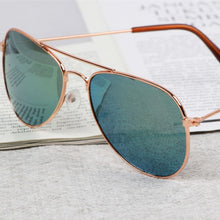 Load image into Gallery viewer, Kids Unisex Colourful Metal Frame Sunglasses freeshipping - Tyche Ace
