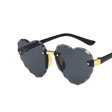 Load image into Gallery viewer, Kids Unisex Heart Shaped Design Rimless Sunglasses freeshipping - Tyche Ace
