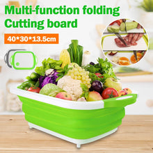 Load image into Gallery viewer, Kitchen 3 In 1 Multifunctional Collapsible Foldable Vegetable Basket Chopping Board freeshipping - Tyche Ace
