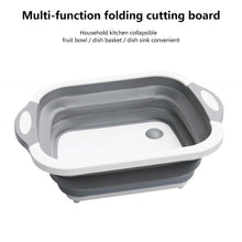 Load image into Gallery viewer, Kitchen 3 In 1 Multifunctional Collapsible Foldable Vegetable Basket Chopping Board freeshipping - Tyche Ace
