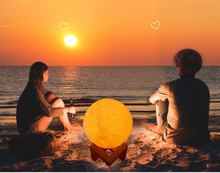 Load image into Gallery viewer, LED Rechargeable 3D Print Moon Touch Lamp freeshipping - Tyche Ace
