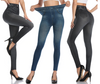 Push Up Seamless High Waist Warm Jeans Leggings freeshipping - Tyche Ace
