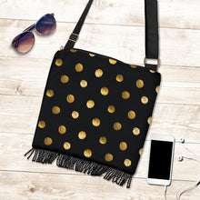 Load image into Gallery viewer, Luxury Golden Dots Crossbody Boho Handbag freeshipping - Tyche Ace
