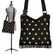 Load image into Gallery viewer, Luxury Golden Dots Crossbody Boho Handbag freeshipping - Tyche Ace
