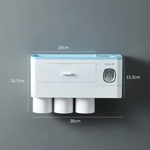 Load image into Gallery viewer, Magnetic Automatic Toothbrush Bathroom Accessories Holder &amp; Toothpaste Dispenser freeshipping - Tyche Ace
