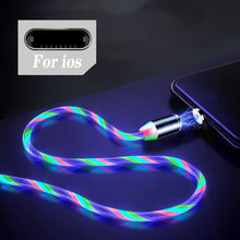 Load image into Gallery viewer, Magnetic Streamer LED Glow Lighting USB 8 Pin Fast Charger freeshipping - Tyche Ace
