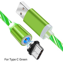 Load image into Gallery viewer, Magnetic Streamer LED Glow Lighting USB 8 Pin Fast Charger freeshipping - Tyche Ace
