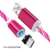 Magnetic Streamer LED Glow Lighting USB 8 Pin Fast Charger freeshipping - Tyche Ace