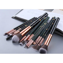 Load image into Gallery viewer, Marble Effect Make Up Brush Set freeshipping - Tyche Ace
