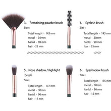 Load image into Gallery viewer, Marble Effect Make Up Brush Set freeshipping - Tyche Ace
