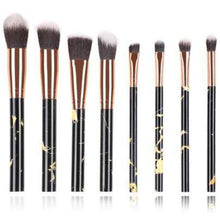 Load image into Gallery viewer, Marble Effect Make Up Brush Set freeshipping - Tyche Ace
