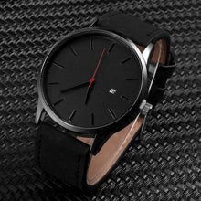 Load image into Gallery viewer, Men 2 Piece Set Quartz Casual Leather Wristband Watches freeshipping - Tyche Ace
