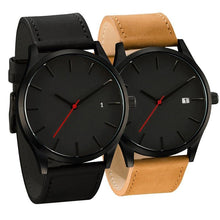 Load image into Gallery viewer, Men 2 Piece Set Quartz Casual Leather Wristband Watches freeshipping - Tyche Ace
