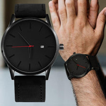 Load image into Gallery viewer, Men 2 Piece Set Quartz Casual Leather Wristband Watches freeshipping - Tyche Ace

