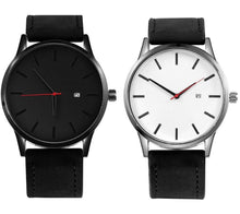 Load image into Gallery viewer, Men 2 Piece Set Quartz Casual Leather Wristband Watches freeshipping - Tyche Ace
