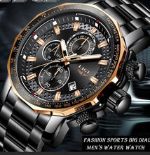 Load image into Gallery viewer, Men Awesome Quartz Big Dial Waterproof Watches freeshipping - Tyche Ace
