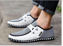 Load image into Gallery viewer, Men Breathable Waterproof Microfibre Flat Casual Shoes Loaffers freeshipping - Tyche Ace
