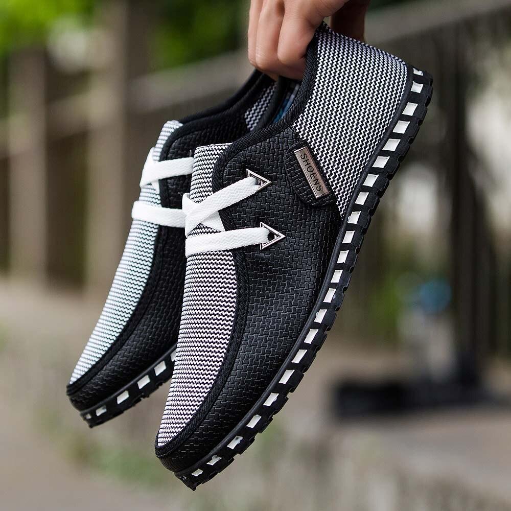 Men Breathable Waterproof Microfibre Flat Casual Shoes Loaffers freeshipping - Tyche Ace