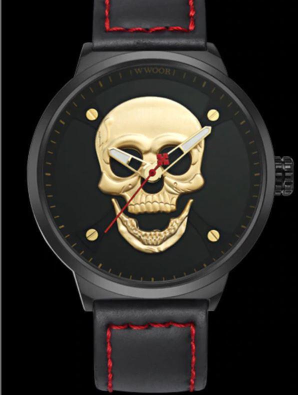 Men Casual Quartz 3D Ghost Skull Print Wrist Watches freeshipping - Tyche Ace