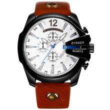 Load image into Gallery viewer, Men Casual Quartz Leather Strap Wrist Watches freeshipping - Tyche Ace
