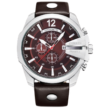 Load image into Gallery viewer, Men Casual Quartz Leather Strap Wrist Watches freeshipping - Tyche Ace
