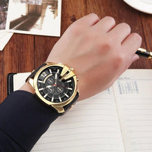 Load image into Gallery viewer, Men Casual Quartz Leather Strap Wrist Watches freeshipping - Tyche Ace
