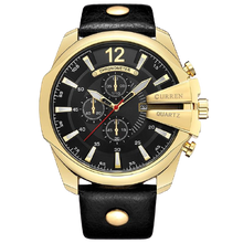 Load image into Gallery viewer, Men Casual Quartz Leather Strap Wrist Watches freeshipping - Tyche Ace
