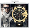 Men Casual Quartz Leather Strap Wrist Watches freeshipping - Tyche Ace