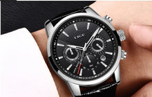 Load image into Gallery viewer, Men Chronograph Leather Wristband Quartz Watches freeshipping - Tyche Ace
