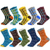 Men Cotton Colour Stripes Happy Socks freeshipping - Tyche Ace