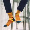 Men Cotton Colour Stripes Happy Socks freeshipping - Tyche Ace