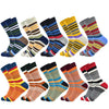 Men Cotton Colour Stripes Happy Socks freeshipping - Tyche Ace