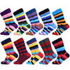 Men Cotton Colourful Striped Happy Socks freeshipping - Tyche Ace