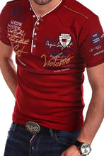 Load image into Gallery viewer, Men Cotton Print Design Short Sleeve T-shirt freeshipping - Tyche Ace
