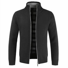 Load image into Gallery viewer, Men Cotton Warm Thick Slim Fit Stand Collar Zipper Jacket freeshipping - Tyche Ace

