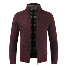 Load image into Gallery viewer, Men Cotton Warm Thick Slim Fit Stand Collar Zipper Jacket freeshipping - Tyche Ace
