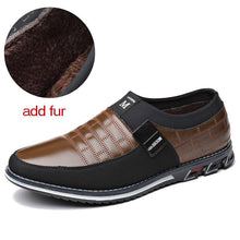 Load image into Gallery viewer, Men Genuine Leather Casual Breathable Slip on Shoes freeshipping - Tyche Ace
