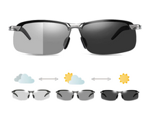 Load image into Gallery viewer, Men Intelligent Smart Photochromic Polarised Chameleon Night Vision Driving Glasses freeshipping - Tyche Ace
