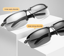 Load image into Gallery viewer, Men Intelligent Smart Photochromic Polarised Chameleon Night Vision Driving Glasses freeshipping - Tyche Ace
