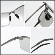 Load image into Gallery viewer, Men Intelligent Smart Photochromic Polarised Chameleon Night Vision Driving Glasses freeshipping - Tyche Ace
