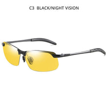 Load image into Gallery viewer, Men Intelligent Smart Photochromic Polarised Chameleon Night Vision Driving Glasses freeshipping - Tyche Ace
