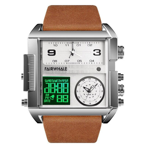 Men LED Creative Multifunctional Waterproof Sport Watches freeshipping - Tyche Ace