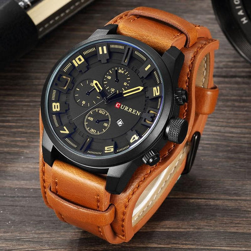 Men Luxury Army Military Steampunk Quartz watches freeshipping - Tyche Ace