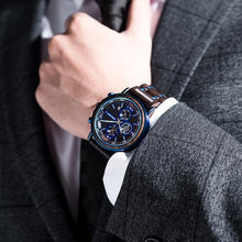 Load image into Gallery viewer, Men Luxury Customised Wooden Carved Watches freeshipping - Tyche Ace

