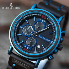 Load image into Gallery viewer, Men Luxury Customised Wooden Carved Watches freeshipping - Tyche Ace
